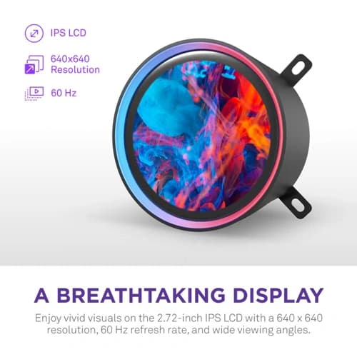NZXT Kraken Elite 420 RGB CPU Liquid Cooler with IPS LCD